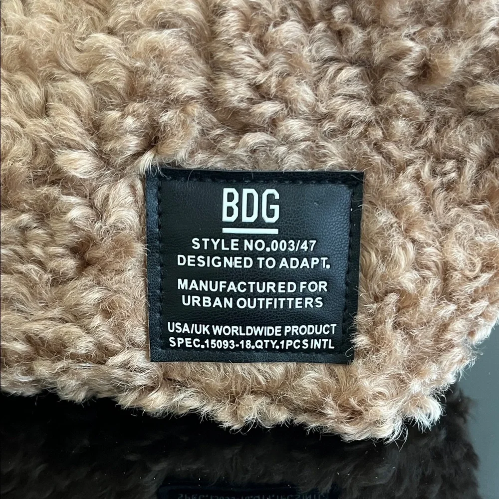 Urban Outfitters BDG Brown Furry Pouch